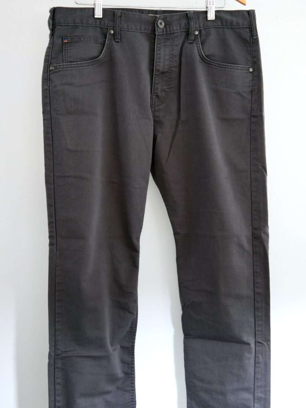 Patagonia Performance Twill Jeans (Forge Grey, 36, hemmed to 27 ½)